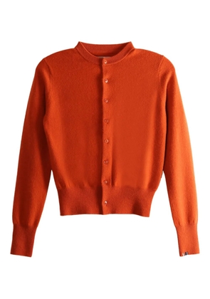 extreme cashmere button-up cashmere cardigan - Orange