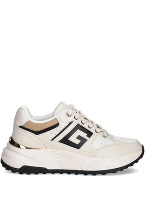 GUESS USA logo-detail platform sneakers - Neutrals