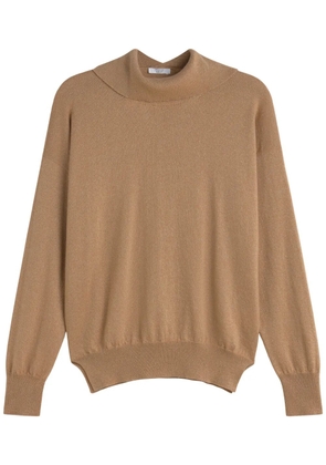 Peserico mock neck jumper - Neutrals