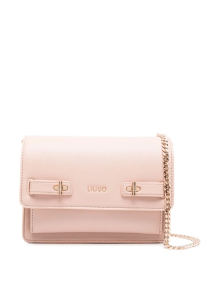 LIU JO logo-lettering cross body bag - Pink