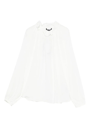 Luisa Cerano ruffled blouse - White