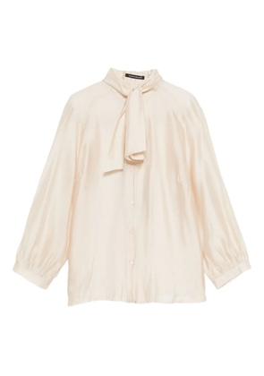 Luisa Cerano long-sleeved blouse - White