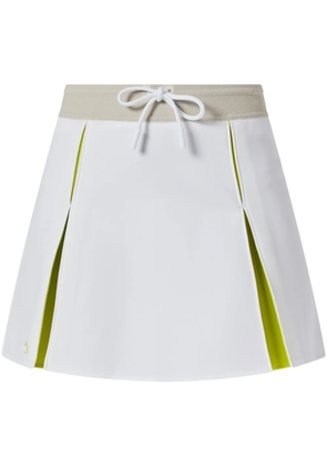 Lacoste drawstring mini skirt - White