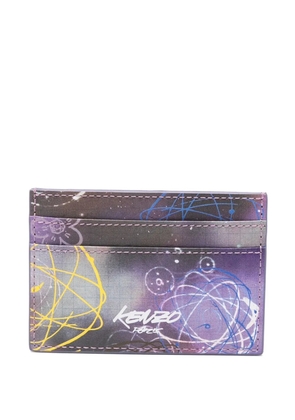 Kenzo graphic-print cardholder - Purple