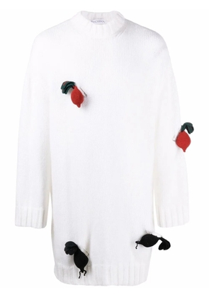 JW Anderson 3D Radish long jumper - White