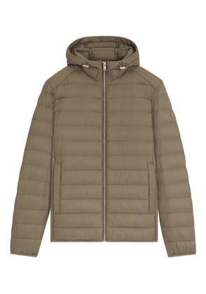 BOSS H-Dimeo hooded quilted jacket - Neutrals