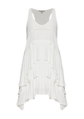 AllSaints Cavalry ruffle-detail tiered dress - White