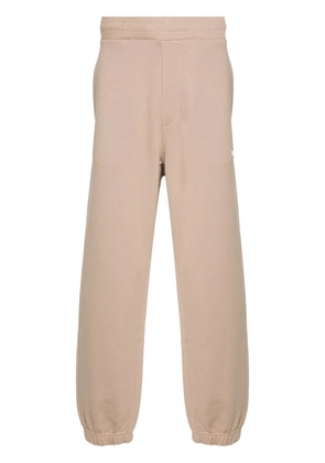 MSGM logo-print cotton track pants - Neutrals