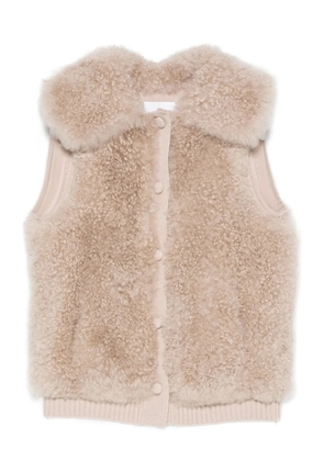Yves Salomon textured gilet - Neutrals