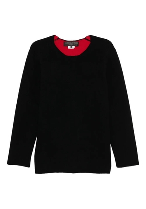 Comme des Garçons Homme Plus crew-neck jumper - Black