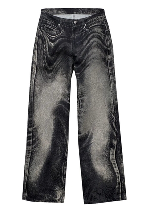 CamperLab abstract-pattern jeans - Grey