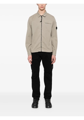 C.P. Company gabardine zipped jacket - Neutrals