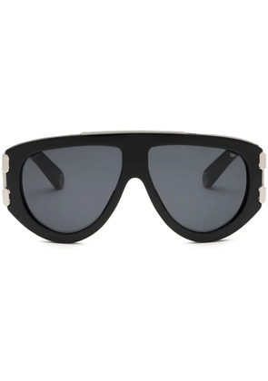 Philipp Plein Eyewear Plein Eagle pilot-frame sunglasses - Black