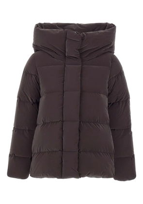 RRD hood zip padded jacket - Brown