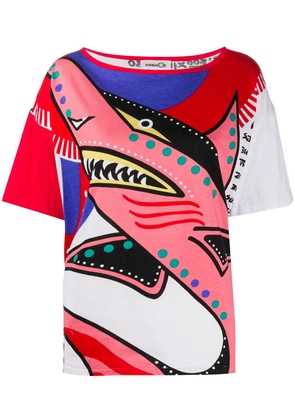 Kansai Yamamoto Pre-Owned '1990s Shark T-shirt - Red