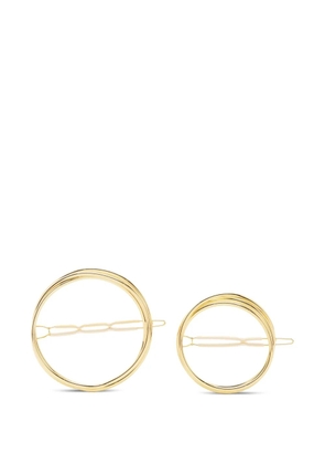 Cult Gaia circular hair clips (set of two) - Gold