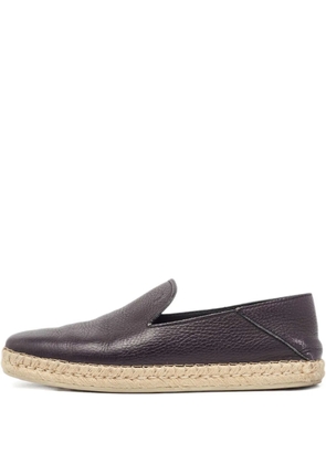 Tod's Vintage leather espadrilles - Black
