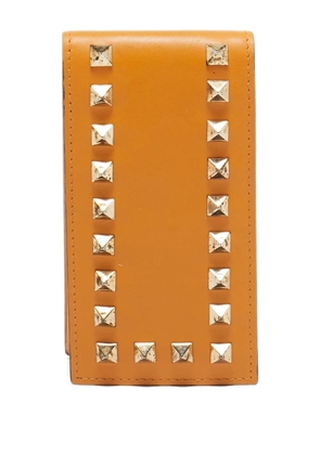 Valentino Garavani Pre-Owned leather iPhone flip case - Yellow