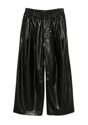 TEAM WANG design wide-leg trousers - Black