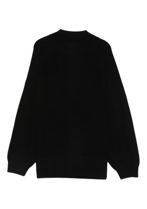 Luisa Cerano ribbed knitted sweater - Black