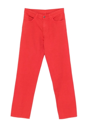 Loro Piana Pre-Owned 2010s cotton-linen trousers - Red