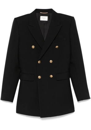 Saint Laurent wool gabardine blazer - Black