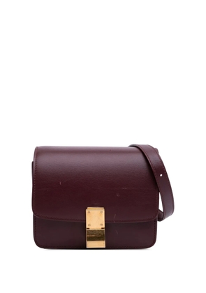 Celine Pre-Owned 2017 Small Calfskin Classic Box crossbody bag - Red