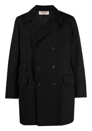 A.N.G.E.L.O. Vintage Cult 1970 double-breasted wool coat - Black
