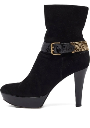 Casadei Vintage 110mm leather ankle boots - Black