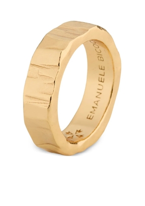 Emanuele Bicocchi hammered band ring - Gold