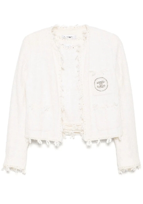 CHANEL Pre-Owned 2005 tweed jacket set - Black