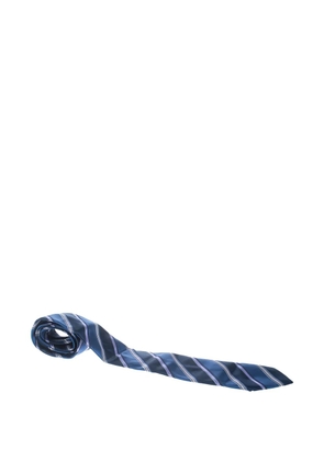 Ermenegildo Zegna Vintage silk striped tie - Blue