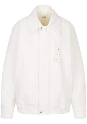 TOMBOY turn-up collar jacket - White