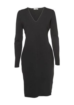 The Row Pre-Owned long-sleeve cotton dress - Black