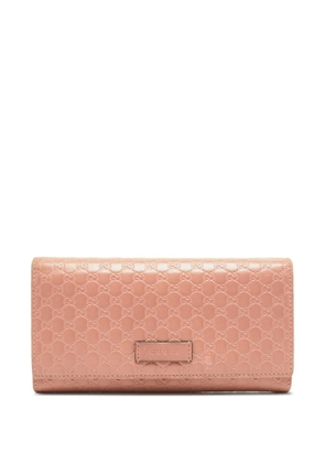 Gucci Pre-Owned Microgucissima leather wallet - Pink