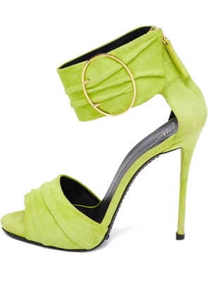 Giuseppe Zanotti Vintage pre-owned 120mm ruched sandals - Green