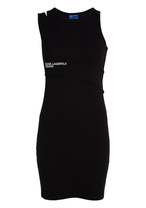 Karl Lagerfeld Jeans ribbed-knit dress - Black