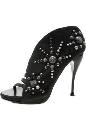 Giuseppe Zanotti Vintage 120mm suede stud-embellished sandals - Grey