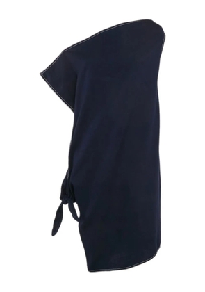 Maison Martin Margiela Pre-Owned knot-detail cotton dress - Blue