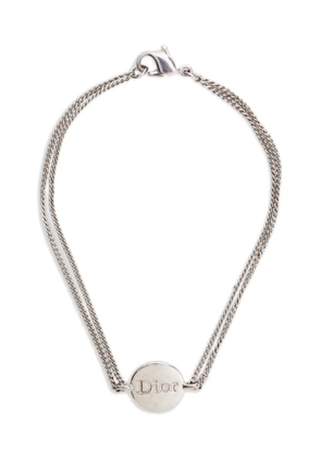 Christian Dior Pre-Owned 2000s logo bracelet - Silver