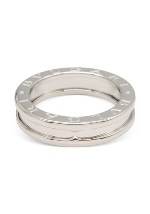 Bvlgari Pre-Owned 2010s 18K white gold B-zero1 ring - Silver