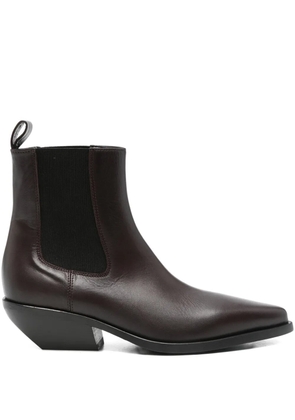 Elena Iachi 50mm chelsea boots - Brown
