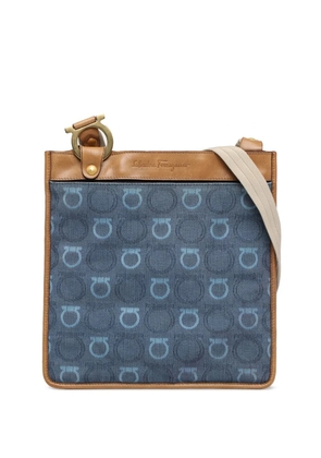 Ferragamo Pre-Owned 2010-2025 Gancini Canvas crossbody bag - Blue