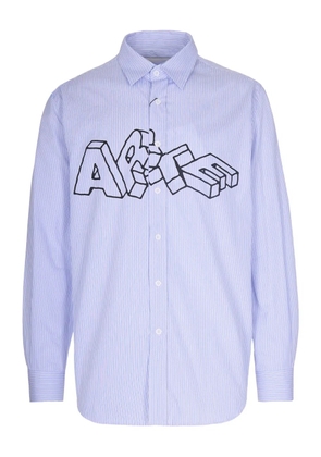Arte Antwerp logo stripe shirt - Blue