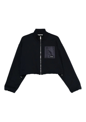 Miu Miu zip pocket sweatshirt - Blue