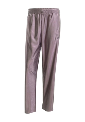 adidas elasticated stripe track pants - Purple
