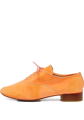 Repetto pre-owned patent leather Oxford shoes - Orange