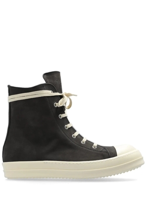 Rick Owens lace-up hi-top trainers - Black