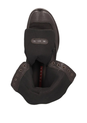 Prada Pre-Owned lace-up ankle boots - Black