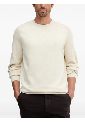 BOSS logo-patch sweater - Neutrals